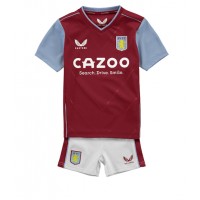 Dres Aston Villa Domaci za djecu 2022-23 Kratak Rukav (+ kratke hlače)